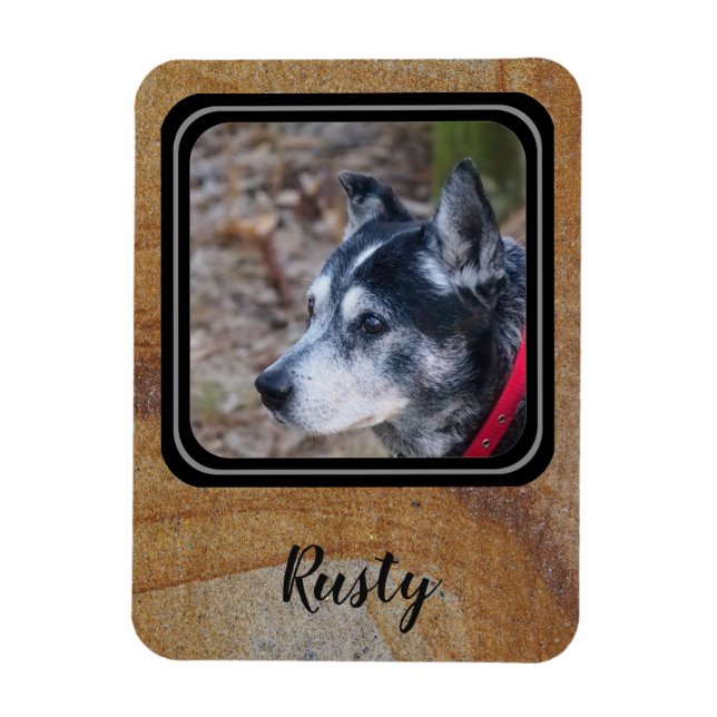 Skapa din egen fotomagnet för husdjur magnet (Vertikal)