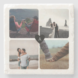 Skapa din egen fotomall för Bröllop-årsdag Stenunderlägg