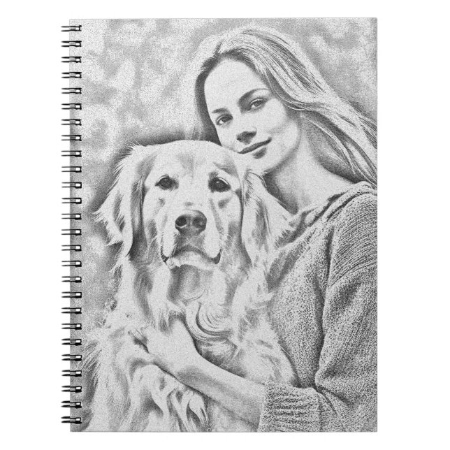 Skapa din egen fotomoderna Anpassningsbar-gåva Anteckningsbok (Framsidan)