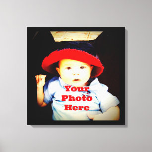 Skapa din egen fotopresentmall canvastryck