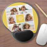 Skapa din egen fotosamling - 6 bilder - Monogram Gel Musmatta<br><div class="desc">Du kan använda Instagram-foton för den här designen. Använda 6-foton som skapar en unik och personlig gåva. Photo Kredit: Photography © Storytree Studios,  Stanford,  CA</div>
