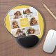 Skapa din egen fotosamling - 6 bilder - Monogram Gel Musmatta (Personalized mouse pad with photos and custom text)