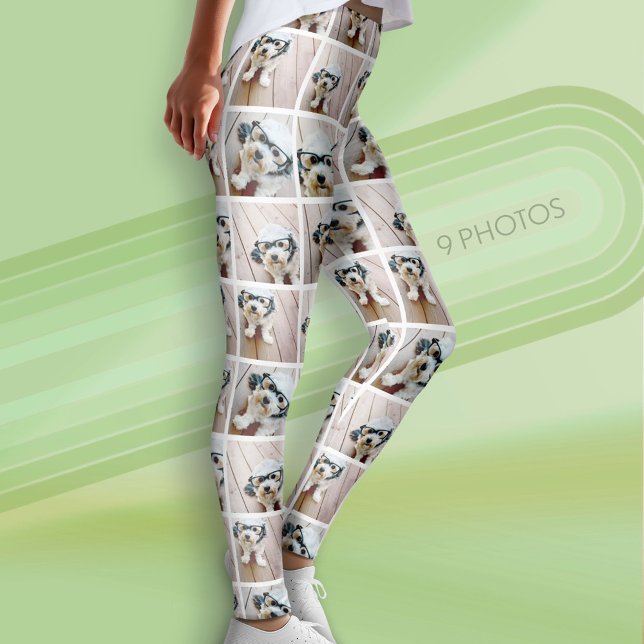 Skapa din egen fotosamling - 9 foton leggings (Custom Photo Leggings - 9 Photos)