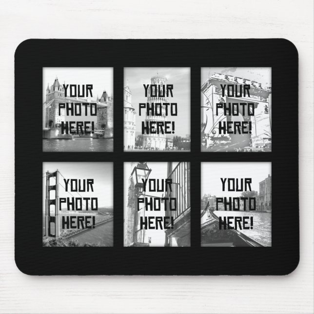 Skapa din egen fotosamling Mousepad Musmatta (Framsidan)