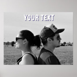 skapa din egen fototextkampanj poster