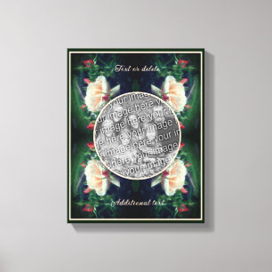 Skapa din egen fototoffelros och knoppar  canvastryck