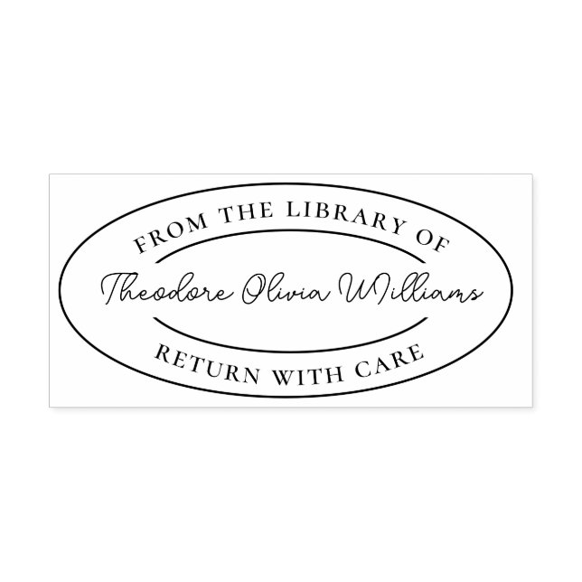 Skapa din egen från The Library Of Custom   Stämpel (Tryck)