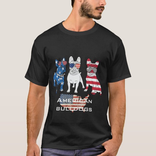 Skapa din egen Funny fantastisk american-bulldog T Shirt (Framsida)
