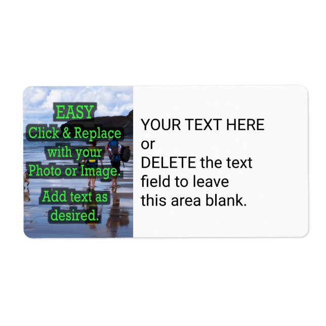 Skapa din egen genom att klicka på och ersätta bil fraktsedel (Framsidan)