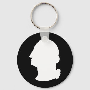 Skapa din egen George Washington Silhouette Nyckelring