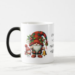 Skapa Din Egen Glad Jul Rutat Tomte Magisk Mugg