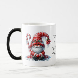 Skapa Din Egen Glada Pepparmynta Jul Tomte Magisk Mugg