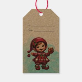 Skapa din egen Glatta jultomte Presentetikett