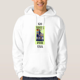Skapa din egen Go Vote for USA Joe President Hoodie