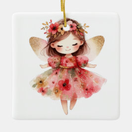 Skapa din egen Golden Poppies-julängel Julgransprydnad Keramik