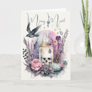 Skapa din egen gotiska höstblomma kort