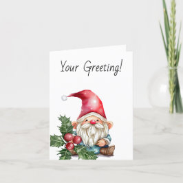 Skapa din egen grädda jultoma helgkort