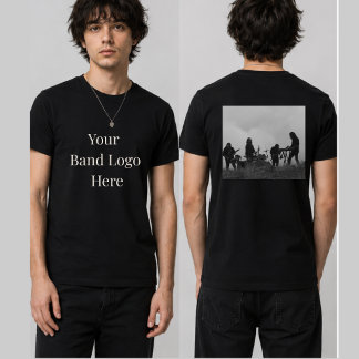 Skapa din egen grafiska bandtröja, musik t shirt