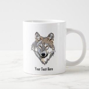 Skapa din egen Grått Varg Specialty Coffee Mugg Jumbo Mugg