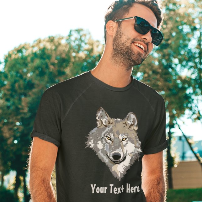 Skapa din egen Grått-Varg T-Shirt (Skapare uppladdad)