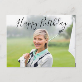 Skapa din egen Grattis på födelsedagen till golfsp Vykort
