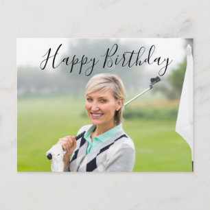 Skapa din egen Grattis på födelsedagen till golfsp Vykort