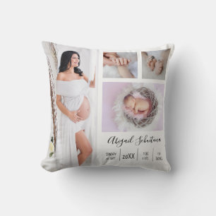 Skapa din egen Gravid och Baby Photo Keepsak Kudde