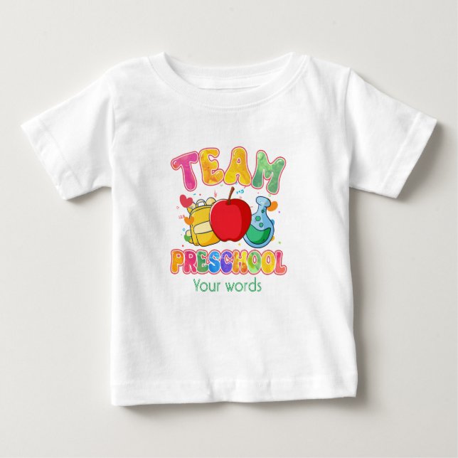 Skapa din egen gruppförskola t shirt (Framsida)