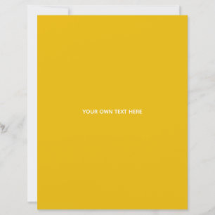 Skapa din egen gula anpassade design