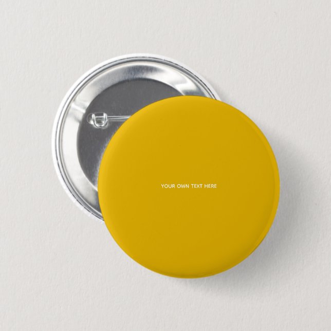 Skapa din egen gula anpassade design knapp (Framsida & baksida)