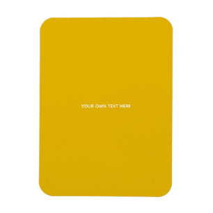 Skapa din egen gula anpassade design magnet
