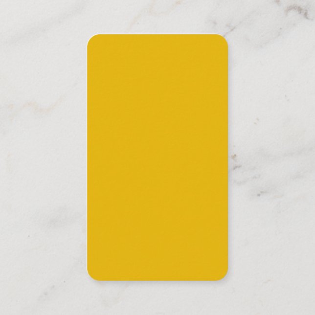 Skapa din egen gula anpassade design tilläggskort (Baksida)