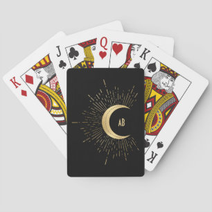 Skapa din egen Guld-arkan Måne Tarot Casinokort