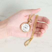 Skapa din egen Guld Necklace Watch Armbandsur