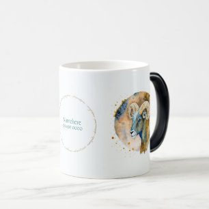 Skapa din egen Guld och blå, mystiska Capricorn Magisk Mugg