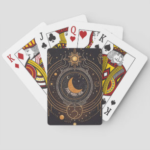 Skapa din egen gyllene himmelska månsken casinokort
