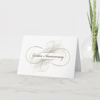 Skapa din egen gyllene jubileumsdesign kort