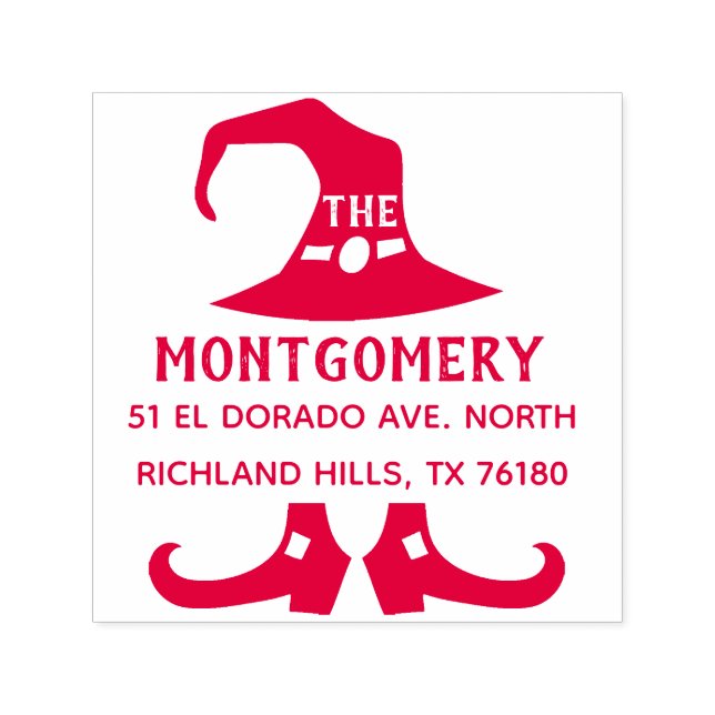 Skapa din egen Halloween-Returadress Självfärgande Stämpel (Design)