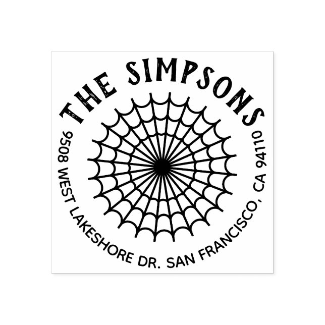 Skapa din egen Halloween-Returadress Stämpel (Tryck)