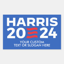 Skapa din egen Harris 2024 Rektangulärt Klistermärke