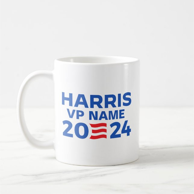 Skapa din egen Harris Biljett 2024 Kaffemugg (Vänster)