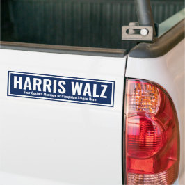 Skapa din egen Harris Walz 2024 Bildekal
