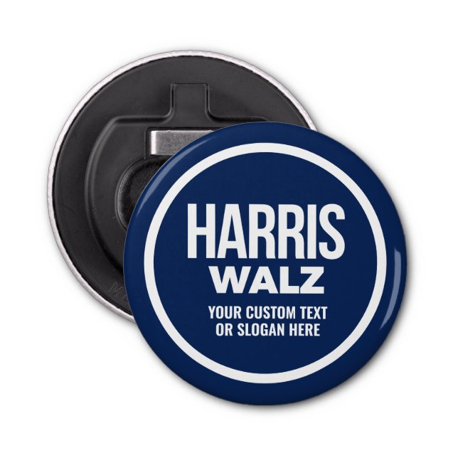 Skapa din egen Harris Walz 2024 Flasköppnare (Framsidan)