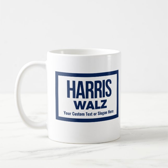 Skapa din egen Harris Walz 2024 Kaffemugg (Vänster)