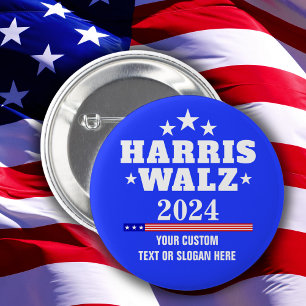 Skapa din egen Harris Walz 2024 Knapp