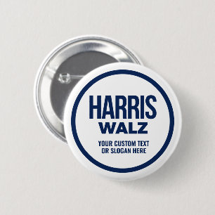 Skapa din egen Harris Walz 2024 Knapp