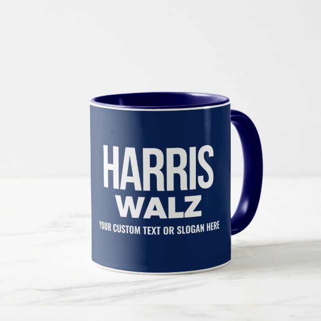 Skapa din egen Harris Walz 2024 Mugg (Framsida höger)