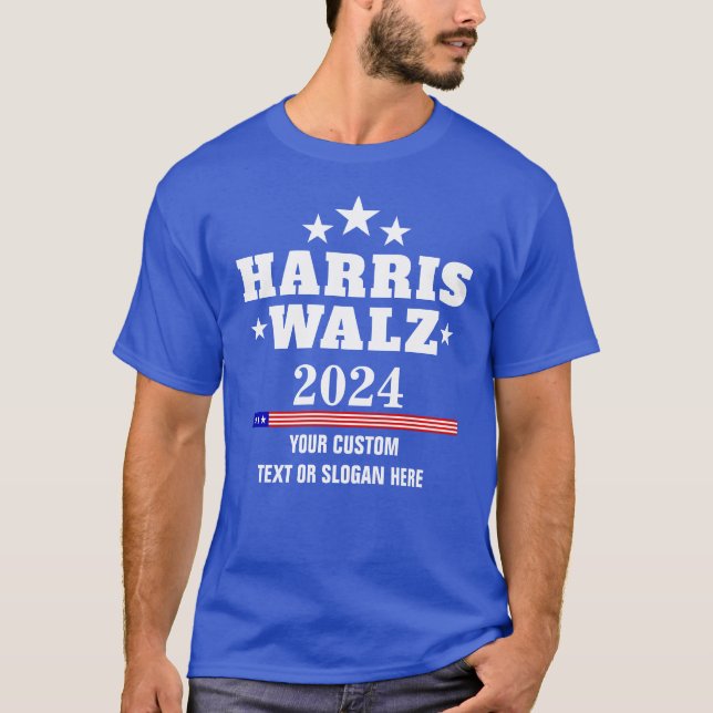 Skapa din egen Harris Walz 2024 T Shirt (Framsida)