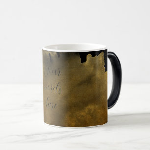 Skapa din egen Hazy Guld Stänk Black Magisk Mugg