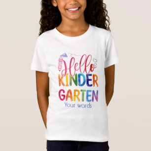 Skapa din egen Hej Kindergarten T Shirt